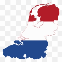 Flag Map Of The Dutch Language - Netherlands Flag Map Png,Language Png
