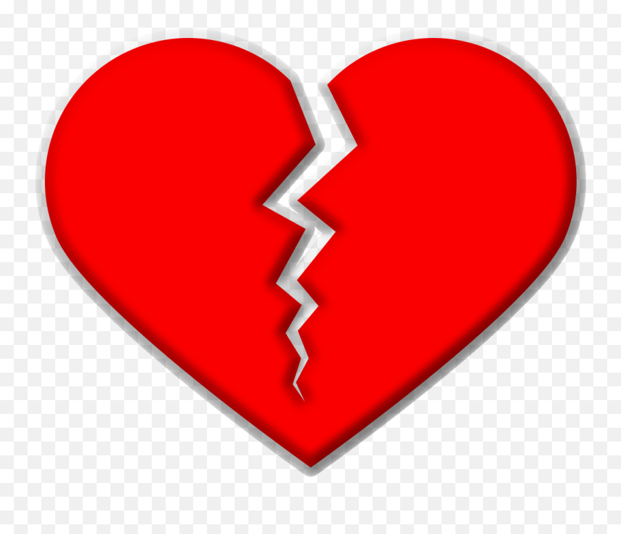 Broken Heart Png Transparent Background - Transparent Background Broken Heart Png,Transparent Broken Heart