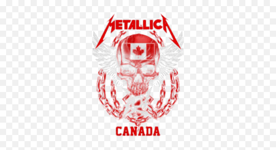 Skull Metallica Canada Flag Shirt - Imagem Cd Metallica Kill Em All Png,Metallica Logo Font