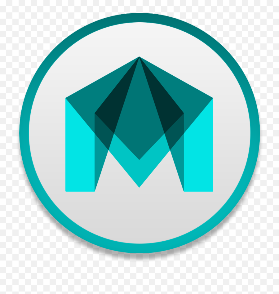 Blue letter m logo, png | PNGWing