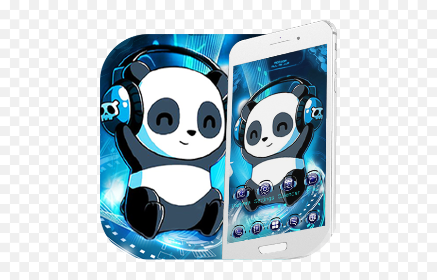 Music Tech Panda Launcher Theme Live Hd Wallpapers - Apps En Mobile Phone Case Png,Icon Of Sin Wallpaper