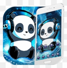Music Tech Panda Launcher Theme Live Hd Wallpapers - Apps en Mobile Phone Case png