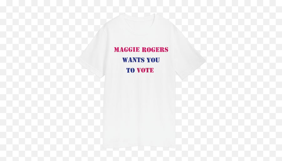 Maggie Rogers Wants You To Vote T - Shirt Button Bundle Moncler Palm Angels T Shirt Png,Shirt Button Png