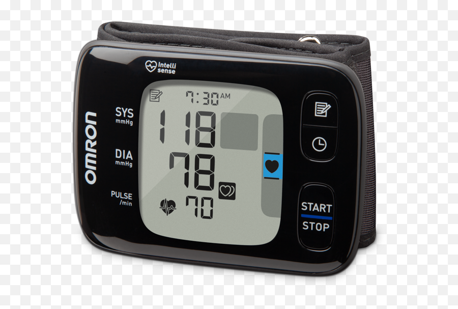 7 Series Wireless Wrist Blood Pressure Monitor - Omron Wrist Blood Pressure Monitor Png,Iphone Icon Meanings Heart Rate