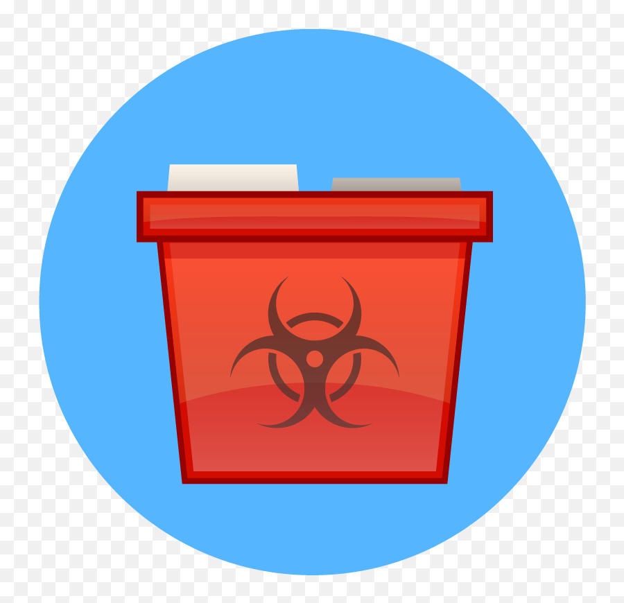 Medical Waste - Biohazard Symbol Clipart Full Size Clipart Biohazard Waste Clipart Png,Nuclear Waste Icon