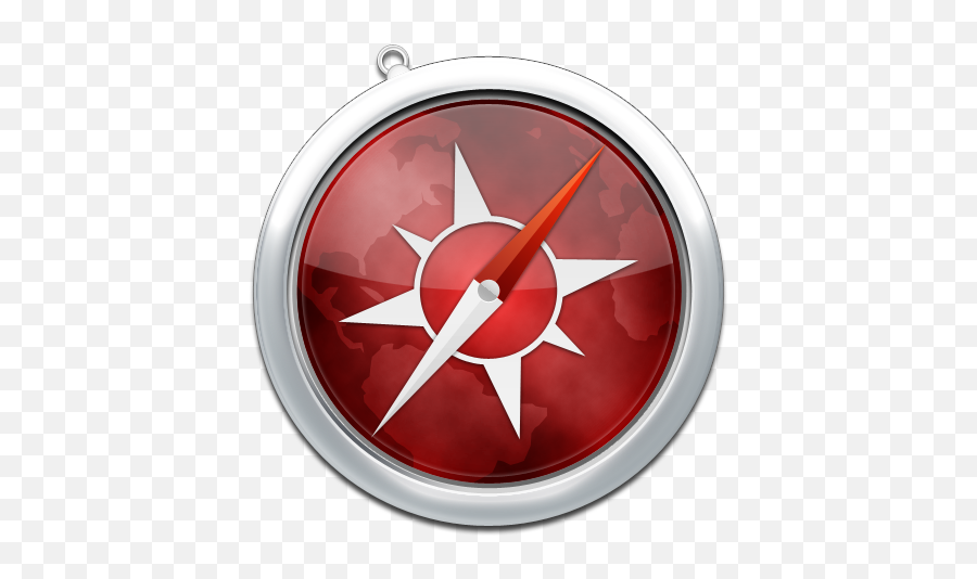 Safari5 Icon Free Download As Png And Ico Easy - Symbol Red Safari Logo,Safari Icon Png