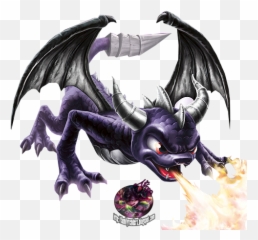 Png - Skylanders Adventure Dark Spyro Card,Spyro Png
