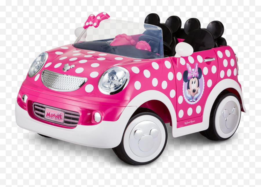 Minnie Mouse Hot Rod Coupe - Minnie Mouse Electric Car Png,Minnie Mouse Transparent