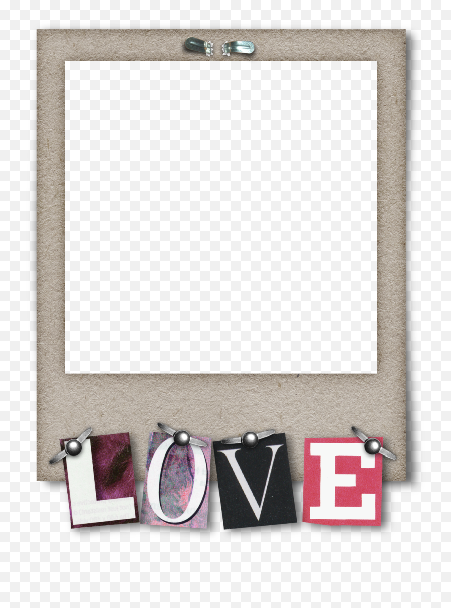 Png Clipart Picture Frames - Polaroid Love Frame Png,Love Frame Png