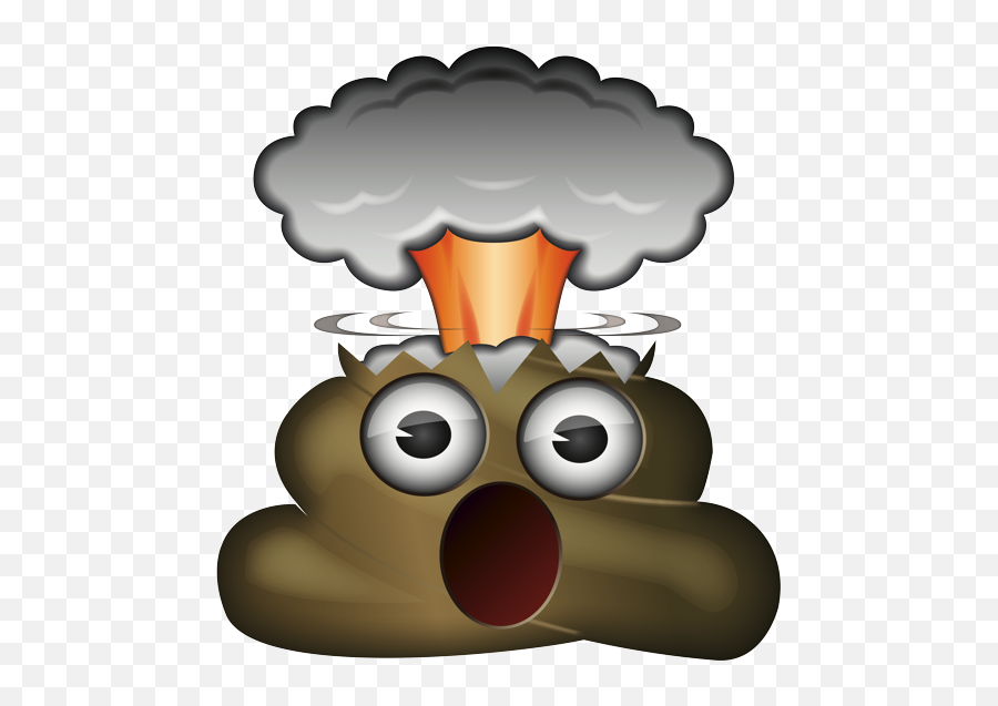 Emoji U2013 The Official Brand Exploding Head Poo - Poop Emoji With Party Hat Png,Shit Emoji Png