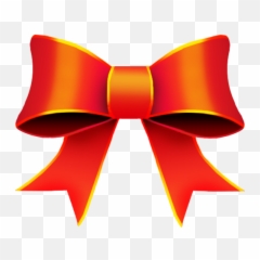 Ribbon Red Christmas Free Icon Of Icons - Transparent Background Pink Bow Png