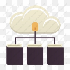 Download Digital Library Vector Icon Inventicons - Horizontal png