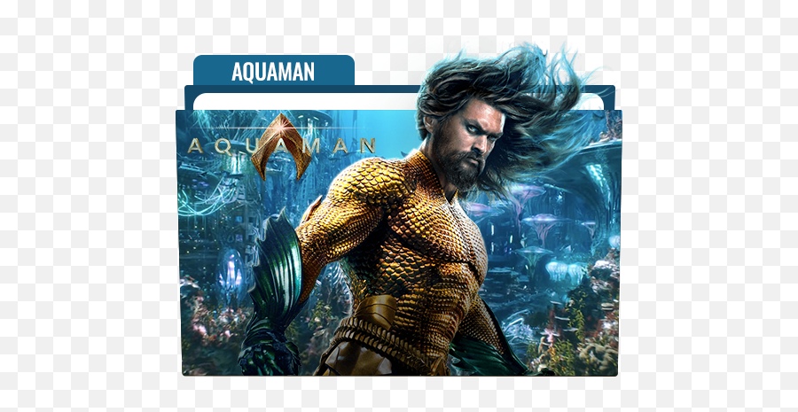 Aquaman 2019 Folder Icon Free Download - Designbust Aquaman Movie Folder Icon Png,Aquaman Png