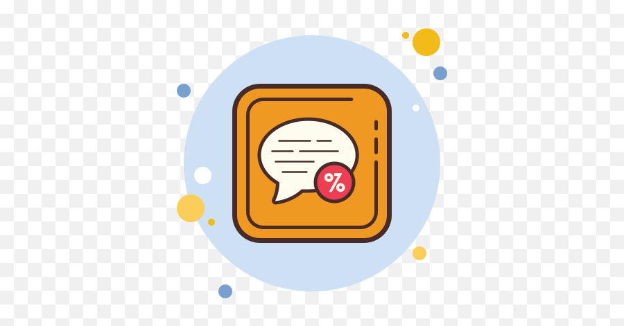 Speech Bubble Icon In Circle Bubbles Style - Cute Settings App Icon Png,Speech Bubble Icon Vector