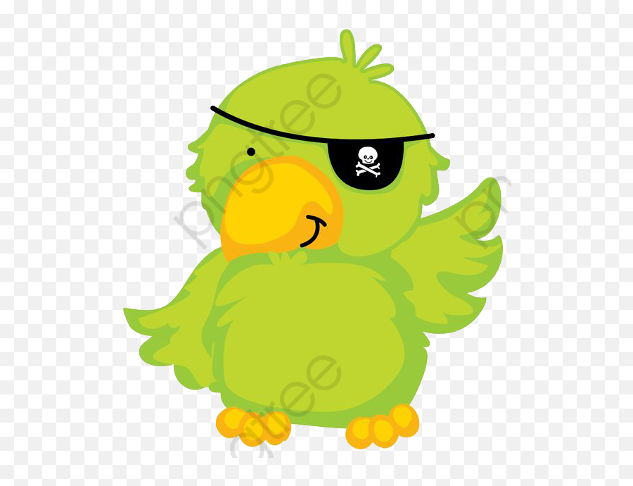 Pirata Png Transparent - Cute Pirate Parrot Clipart,Pirate Parrot Png
