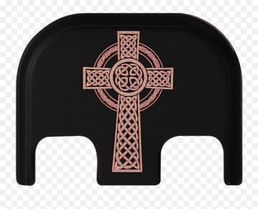 Celtic Cross - Black Traditional Finish Copper Back Plate Celtic Cross Png,Celtic Cross Png