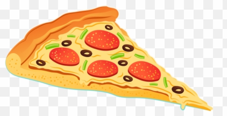 Library Of Pizza Slice Clipart Black - Pizza Slice Pizza Clipart Png,Pepperoni Pizza Png