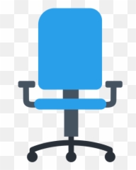 Office Chair Clip Art Transparent Stock - Desk Icon Png