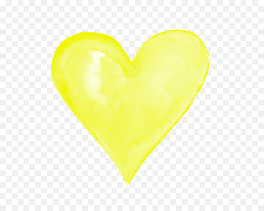 Yellow Love Emoji Png Transparent - Yellow Heart Picture Transparent,Love Emoji Png