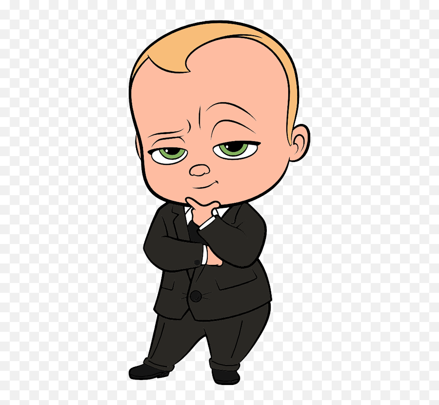 Clipart Boss Cartoon - Boss Baby Colouring Pages Png,The Boss Baby Png