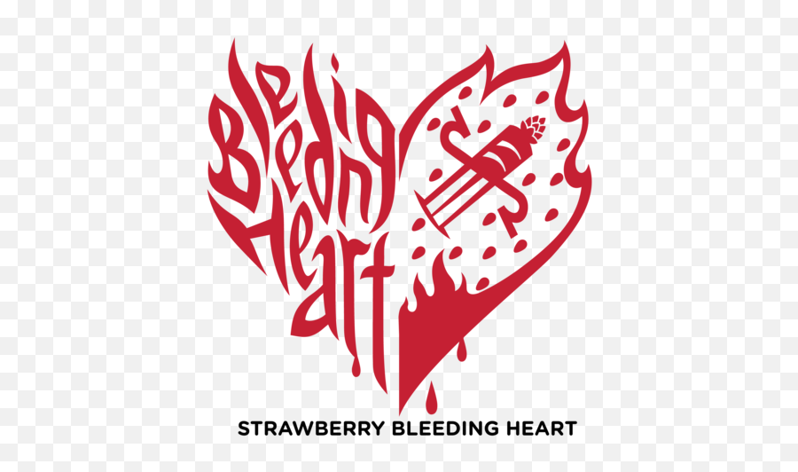 Strawberry Bleeding Heart - Second Self Beer Company Png,Bleeding Heart Png