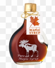 Decorative Glass Maple Syrup - Moose Wild Hill Maple Glass Bottle Png,Maple Syrup Png