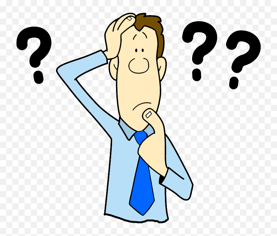 Confused Cartoon Png 3 Image - Clipart Confused Man Png,Confused Png