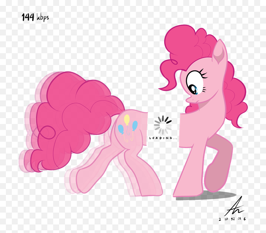 Pinkie Pie Is Loading - My Little Brony My Little Pony Cartoon Png,Pinkie Pie Transparent