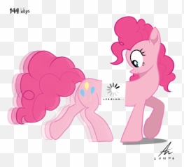 Pinkie Pie Is Loading - My Little Brony My Little Pony Cartoon Png,Pinkie Pie Transparent