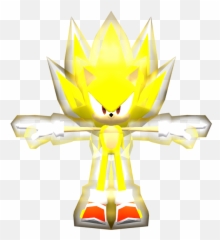 Pc Computer - Sonic Heroes Super Sonic The Models Resource Illustration Png,Super Sonic Png