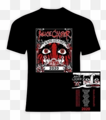 Alice Cooper And Lita Ford 2020 Ol Black Eyes Is Back Concert Tour T Shirt - Korn Follow The Leader Shirt Png,Lita Png