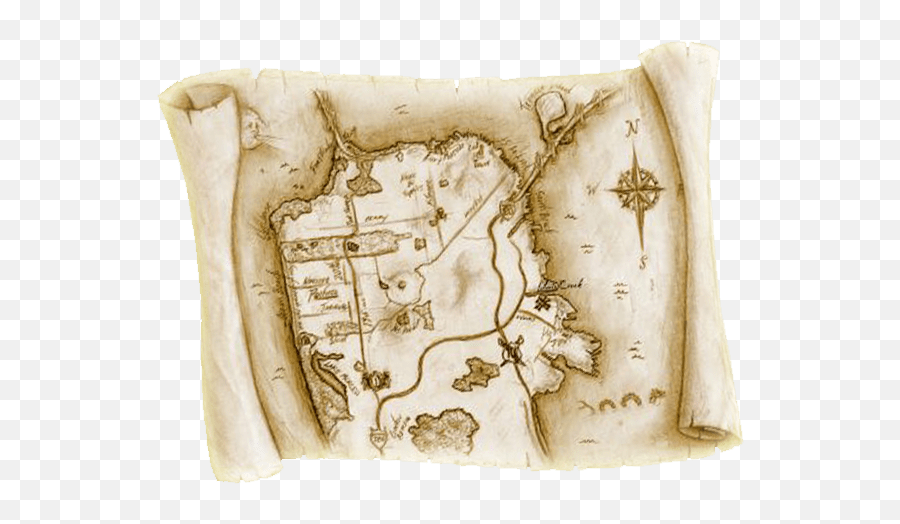 Old Treasure Map Transparent Png - Real Yamashita Treasure Map,Treasure Map Png