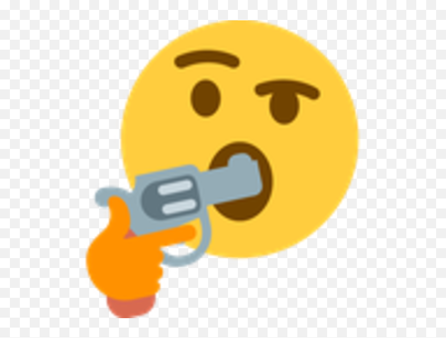 Transparent Noose Thonk - Thinking Emoji Gun Png,Transparent Noose