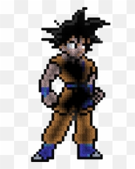 Download Hd Goku Pixel Art Terraria - Ultra Instinct Goku Sprite Png,Giratina Png