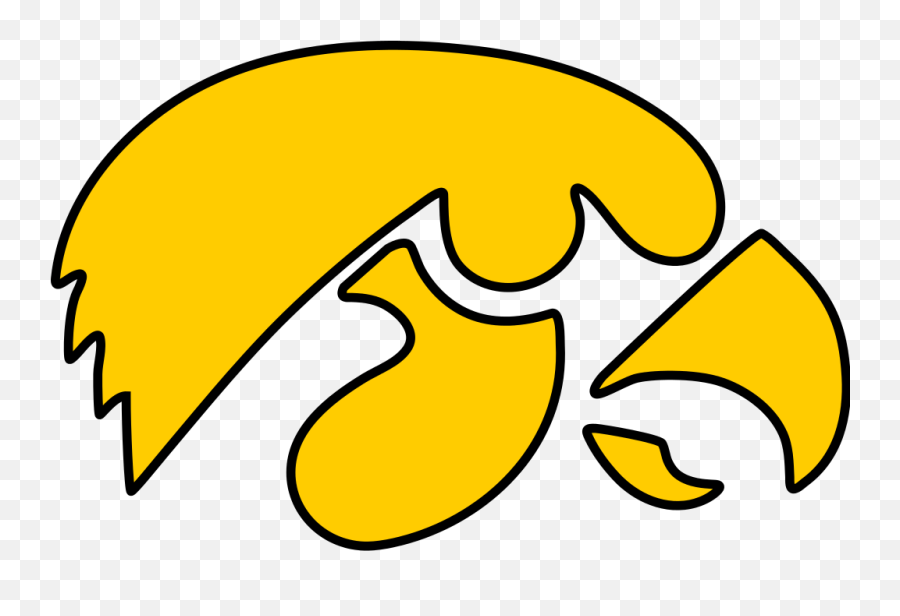 Transparent Iowa Hawkeye - University Of Iowa Logo Png,Hawkeye Png