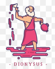 Dionysus Greek God - Dionisio Deus Do Vinho Desenho Png,God Transparent