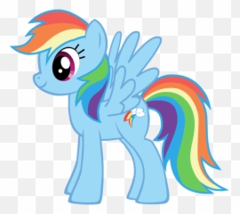 Rainbow Dash - Clip Art png