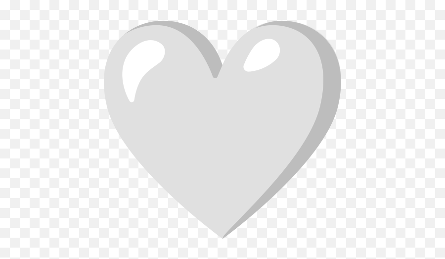 White Heart Emoji - Corazon Blanco Emoji Png,White Heart Png