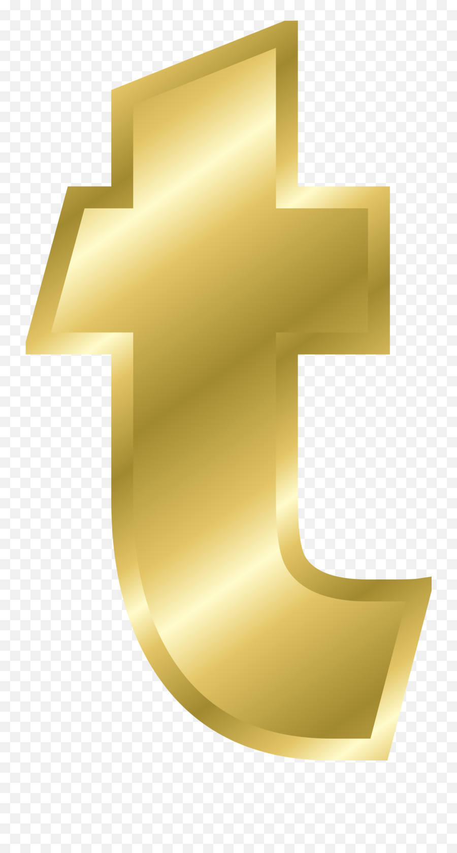 Big Image - Golden Letters Png T,Letter T Png