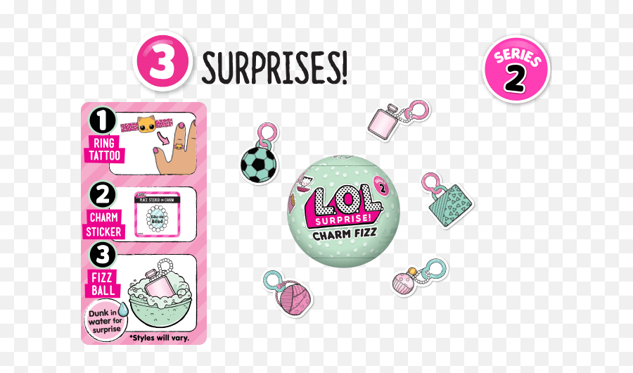 Lol Charm Fizz Review - Lol Surprise Sticker Pack Png,Lol Surprise Logo Png