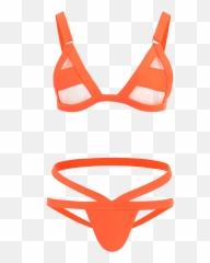 Banded Unlined Thong Bathing Transparent Background - Transparent Background Bikini Png,Lingerie Png