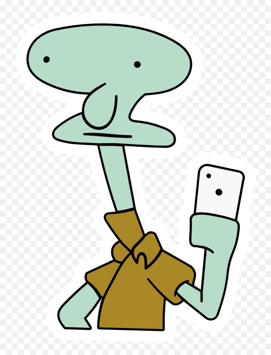 Poorly Drawn Widward In 2020 Spongebob Drawings - Poorly Drawn Squidward Png,Boi Hand Png