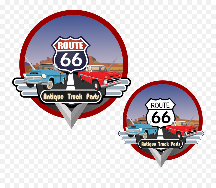 It Company Logo Design For Route 66 - Automotive Decal Png,Route 66 Logos