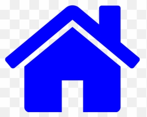 Blue House Icon - Blue Transparent Home Icon Png,House Icon Png