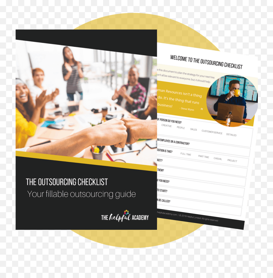 Get The Free Outsourcing Guide - The Helpful Academy Asian Teambuilding Stock Png,E For Everyone Png