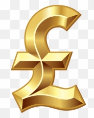 Download Sterling Pound Symbol Dollar - Transparent Background Pound Sign Png,Pound Logo