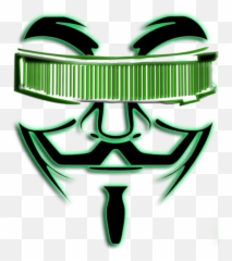 Guy Fawkes Mask Clipart - Transparent Anonymous png