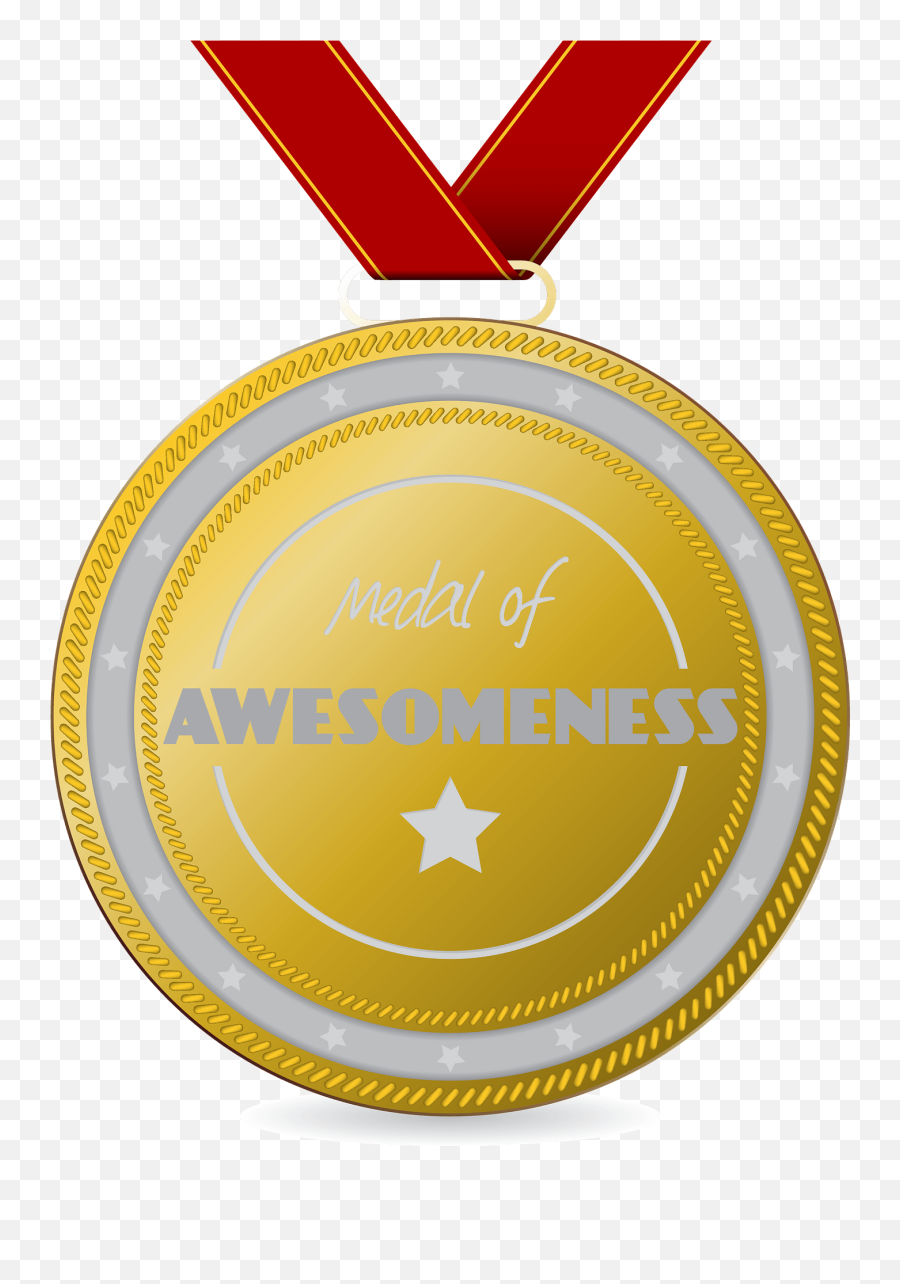 Medal Of Awesomeness Clipart - Solid Png,Purple Heart Medal Png