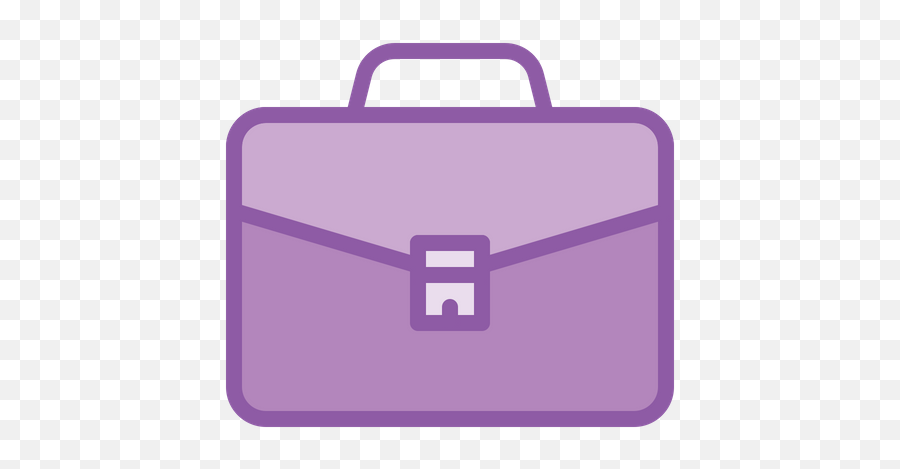Briefcase Icon Of Colored Outline Style - Briefcase Purple Icon Png,Briefcase Icon Png