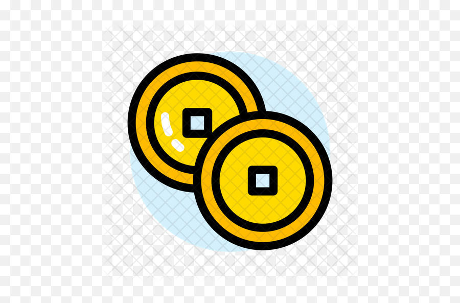 Chinese Gold Coin Icon - Icon Png,Gold Coin Png